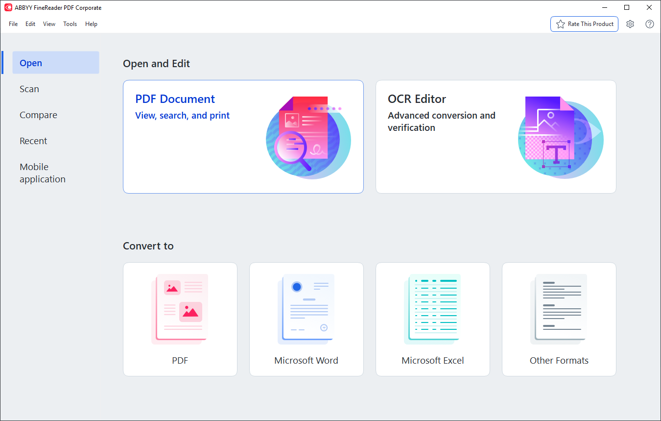 ABBYY FineReader is the smarter PDF solution 